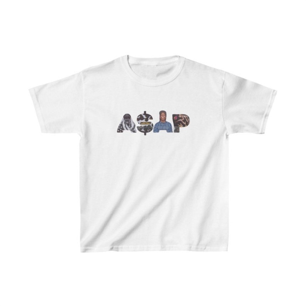 Asap Rocky Baby Tee Y2k Graphic Tee Basic Shirt